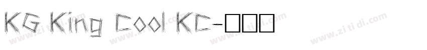 KG King Cool KC字体转换